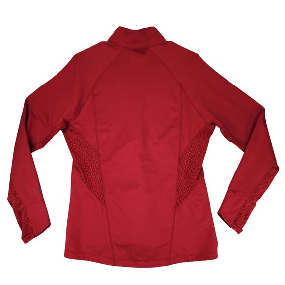 WA State Cougars 1/4 Zip Pullover XL Women Under Armour Red Wicking Breathable - Picture 2 of 14